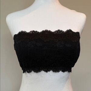 Fashion Forms Black Lace Bandeau